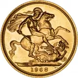 1968 Gold Sovereign Elizabeth II 25608