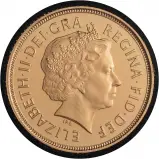 2008 Gold Proof Sovereign Elizabeth II Coin Without Box Without Cert obv
