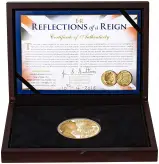 2015 Guernsey Reflections of a Reign Gold Proof £10 Coin in Presentation Box