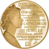 2015 Guernsey Reflections of a Reign Gold Proof £10 5 oz Coin