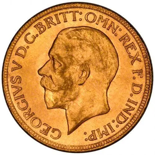 1929 Gold Sovereign George V Perth 20475