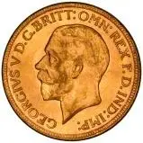 1929 Gold Sovereign George V Perth 20475