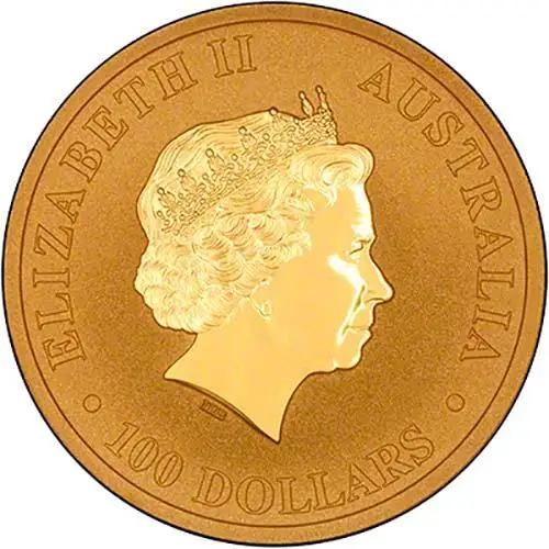 2015 1 oz Gold Coin Kangaroo Nugget Bullion 22453
