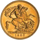 1930 Gold Full Sovereign George V Perth