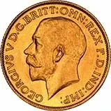 1927 Gold Sovereign George V Perth 21911