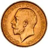 1925 Gold Sovereign George V South Africa Obverse