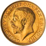 1925 Gold Sovereign George V South Africa obverse 2
