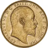 1903 Gold Graded Sovereign Edward VII Perth Obverse VF