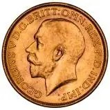 1916 Gold Sovereign George V Melbourne 24513