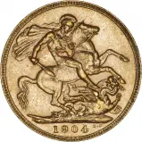 1904 Gold Sovereign Edward VII London