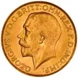 1915 Gold Sovereign George V London 23008
