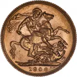 1906 Gold Sovereign Edward VII Perth