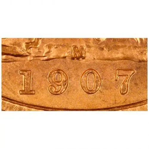 1907 Gold Sovereign Edward VII Melbourne 21791