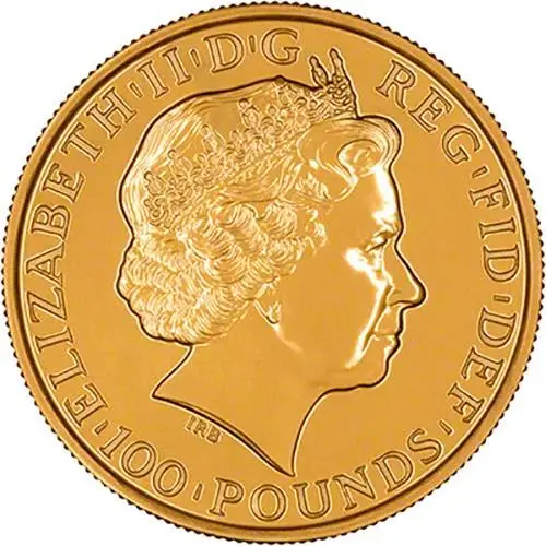 2015 1 oz Gold Coin Lunar Year of the Sheep Royal Mint Bullion 23393