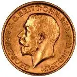 1911 Gold Sovereign George V Canada 23541