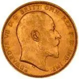 1909 Gold Sovereign Edward VII Sydney 21705