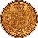 1885 Gold Sovereign Victoria Young Head Shield Sydney