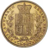 1859 Gold Sovereign Victoria London Mint