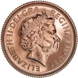 2005 Gold Sovereign Bullion Coin obverse chards image