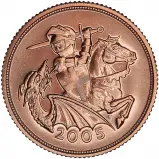 2005 St George and the Dragon Gold Sovereign Bullion Coin