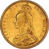 1893 Gold Sovereign Victoria Jubilee Head Sydney 23550