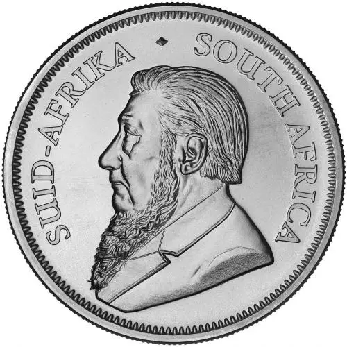 2018 Silver Krugerrand 1 oz Bullion Coin chards obverse image crop