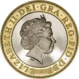 2002 Base Metal Proof Commonwealth Four Coin £2 Set Obverse
