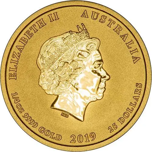 2019 0.25 oz Gold Coin Lunar Year of the Pig Perth Mint Bullion 22951