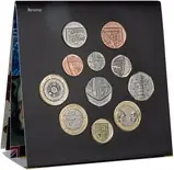 2009 Pound Sterling Annual Coin Set BU