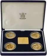 2002 Silver Proof Commonwealth Games £2 Four Coin Set