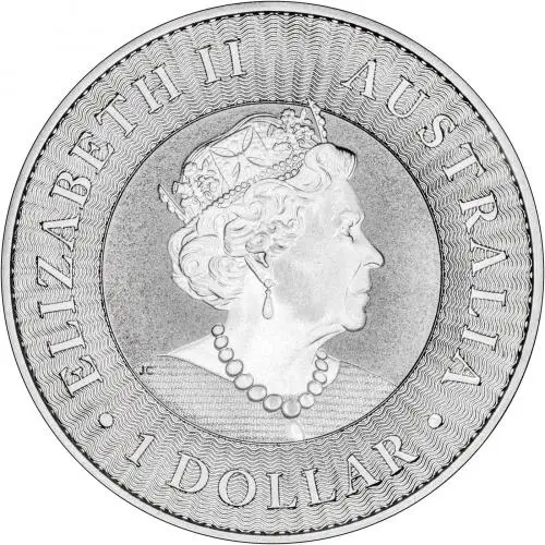 2019 1 oz Silver Coin Kangaroo Perth Mint Bullion Obverse