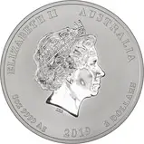 2019 5 oz Silver Coin Lunar Year of the Pig Perth Mint Bullion 22585
