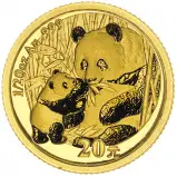 2005 Gold 0.05 Ounce Panda Bullion Coin Pre-Owned