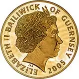 2005 5 oz Gold Guernsey Ten Pounds (£10) Proof Guernsey Trafalgar Bicentenary  22339