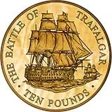 2005 5 oz Gold Guernsey Ten Pounds (£10) Proof Guernsey Trafalgar Bicentenary  22342