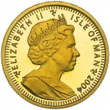 2004 Gold Uncirculated 0.1 Ounce Tonkinese Kitten Crown obverse