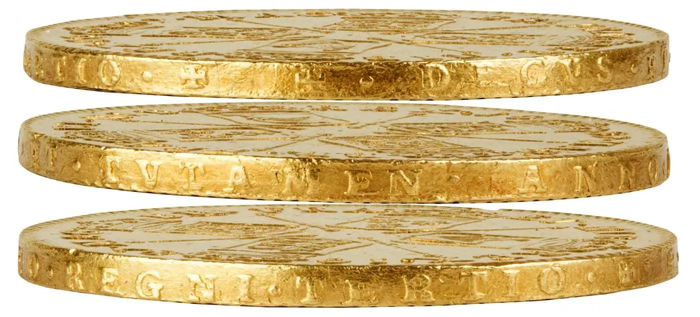 1687 Gold 5 Guinea Coin James II gVF | Chards