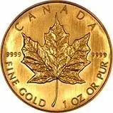 2011 1 oz Gold Maple Leaf Bullion Coin 
