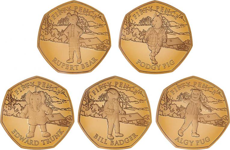 Isle Of Man Rupert Bear 2020 50p Fifty Pence Coin – Uncirculated, Choose Your Coin