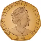2020 Gold Proof Rupert Bear 50 Pence 5-Coin Set obverse