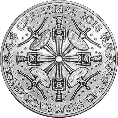 2018 Nutcracker Christmas £5 BU Coin 23367