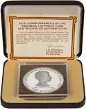 1978 Bahamas Prince of Wales $10 Silver Proof Coin  24067