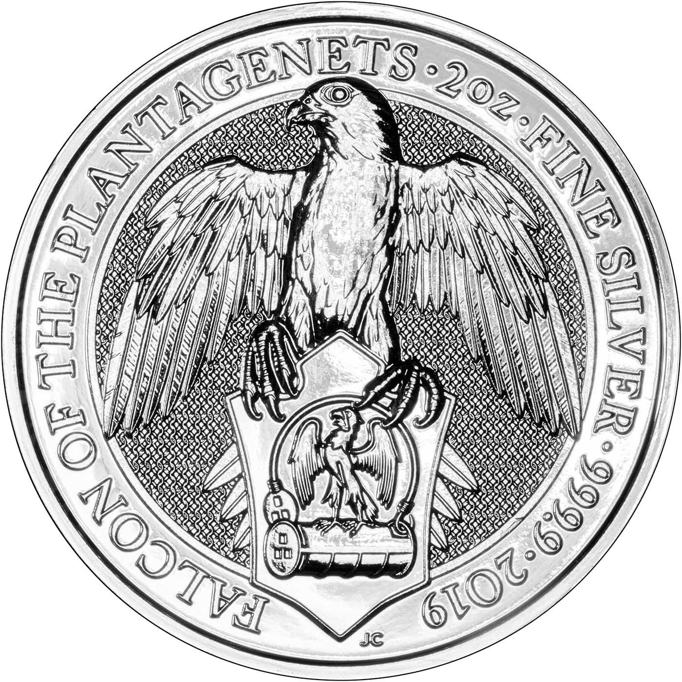 2019 Silver Falcon Queen's Beasts 2oz Coin | Chards
