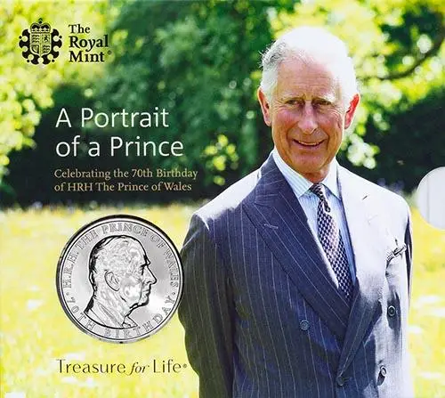 2018 Prince Charles 70th Birthday £5 BU Coin 24044