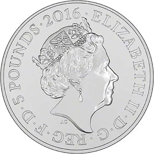 2016 UK Coin £5 / Crown BU The Queen's 90th Birthday 23238
