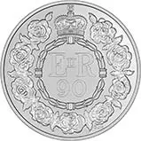 2016 UK Coin £5 / Crown BU The Queen's 90th Birthday