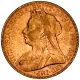 1900 Gold Sovereign Victoria Old Head Melbourne 24030