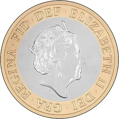 2016 UK Coin £2 BU 	350th Anniversary of the Great Fire of London 22223