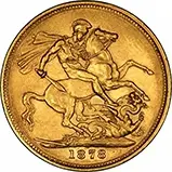 1878 Gold Graded Full Sovereign Victoria   Coin Single United Kingdom