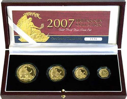 2007 Gold Britannia Proof 4 Coin Set | Proof Sets | Chards